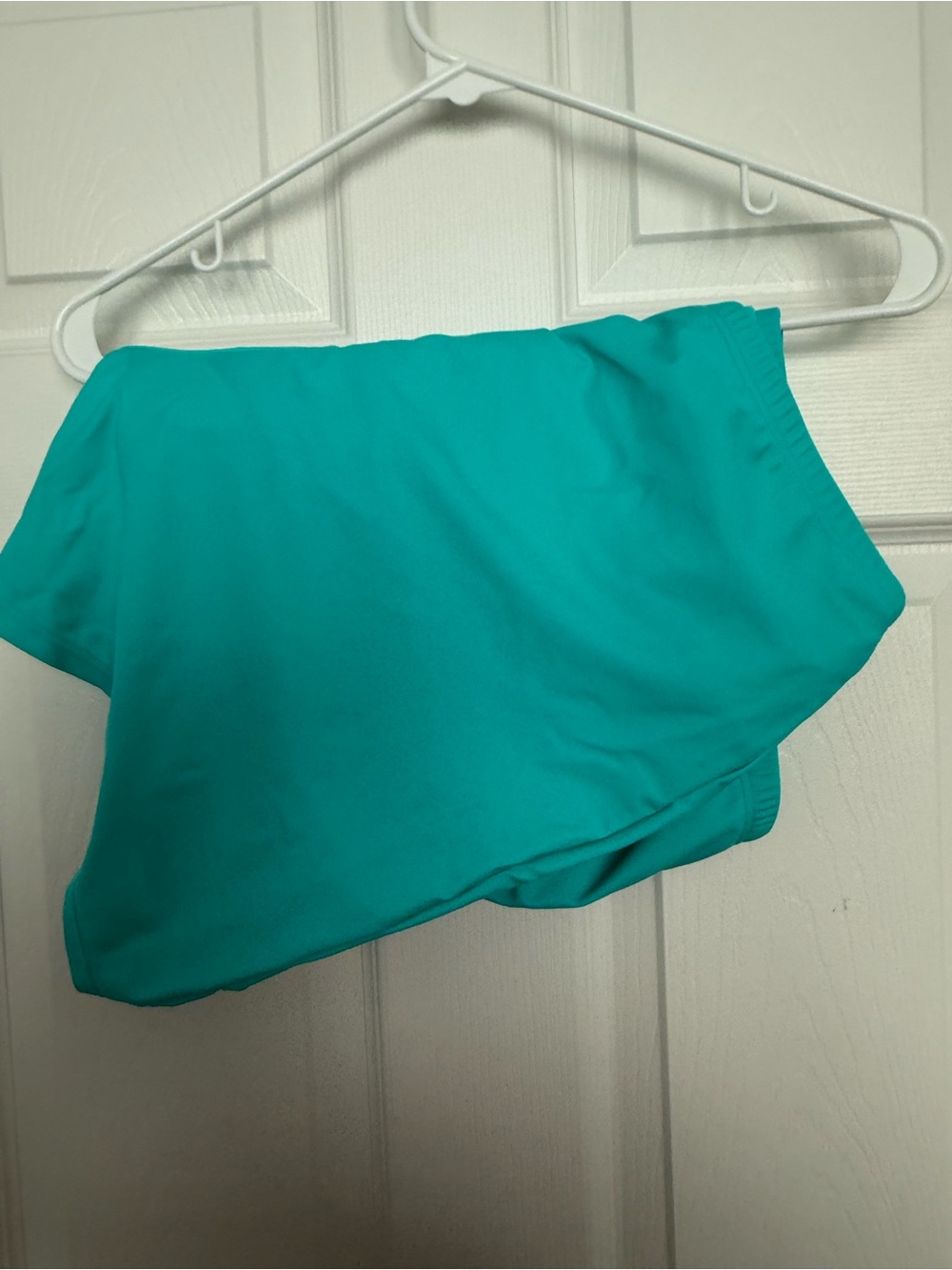 Women’s Teal Athletic Shorts with Elastic Waist